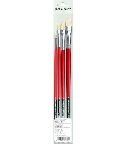 Amazon.com: da Vinci Brushes 5423 Maestro 2 Hog Bristle Filbert
